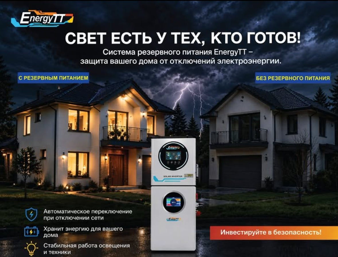 Резервная система ENERGY TT для дома